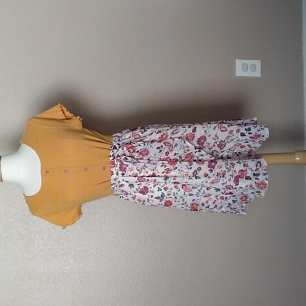 👗👧 Wonder Nation | Girls Flower Skirt Dress | XL (14-16)